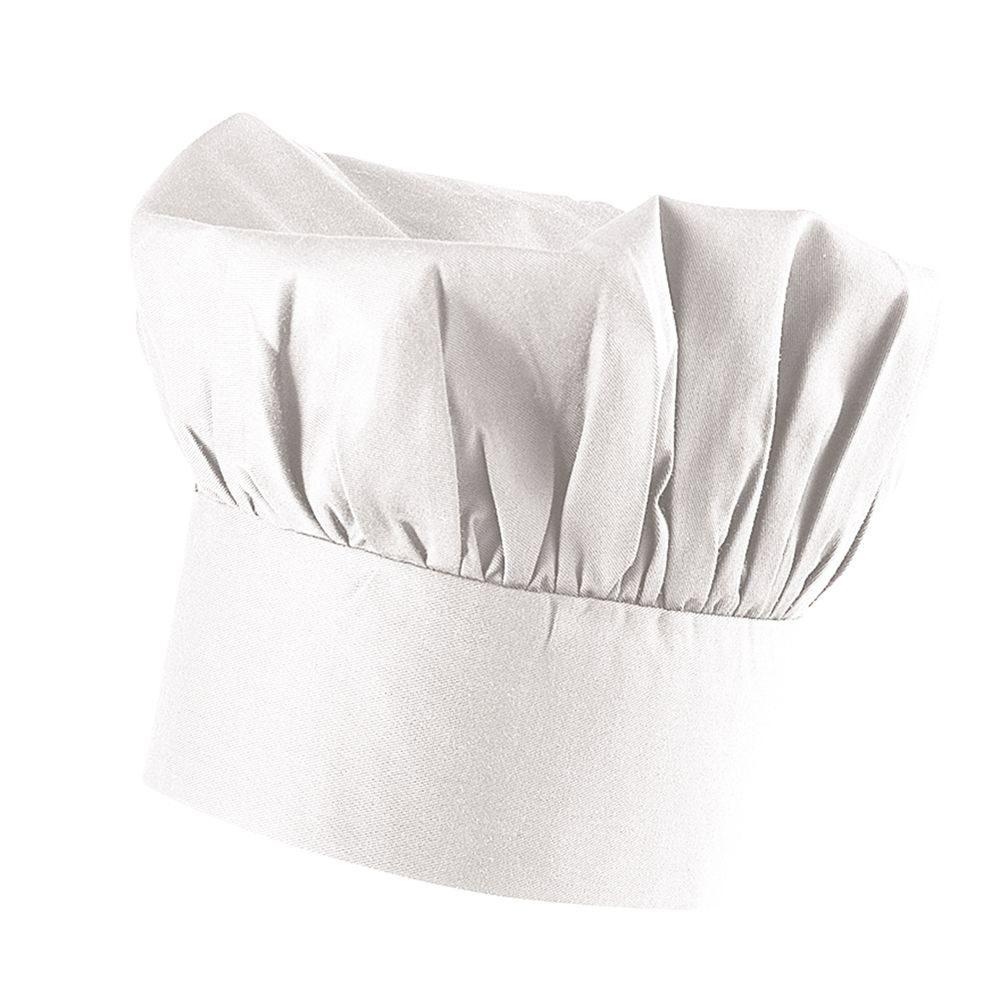 Bistrokochmuetze in weiss.