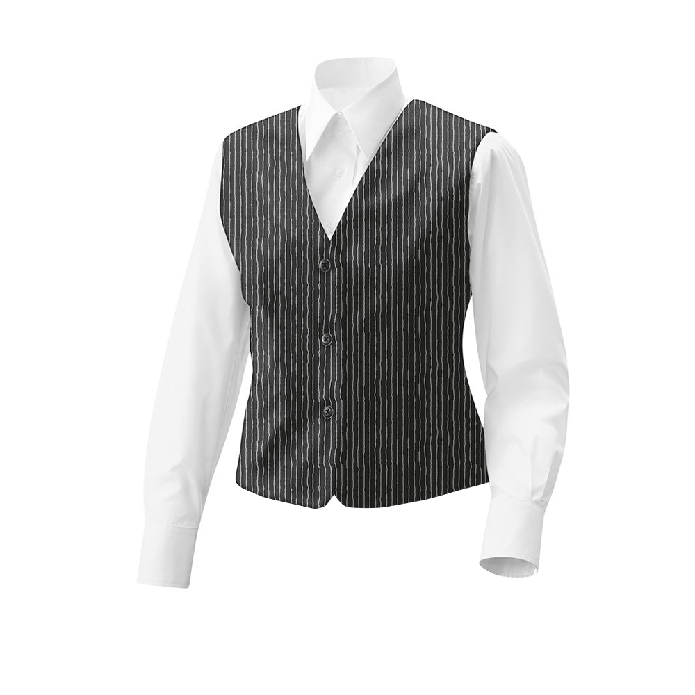 Damen Weste Gillette Nadelstreifen, 2XL