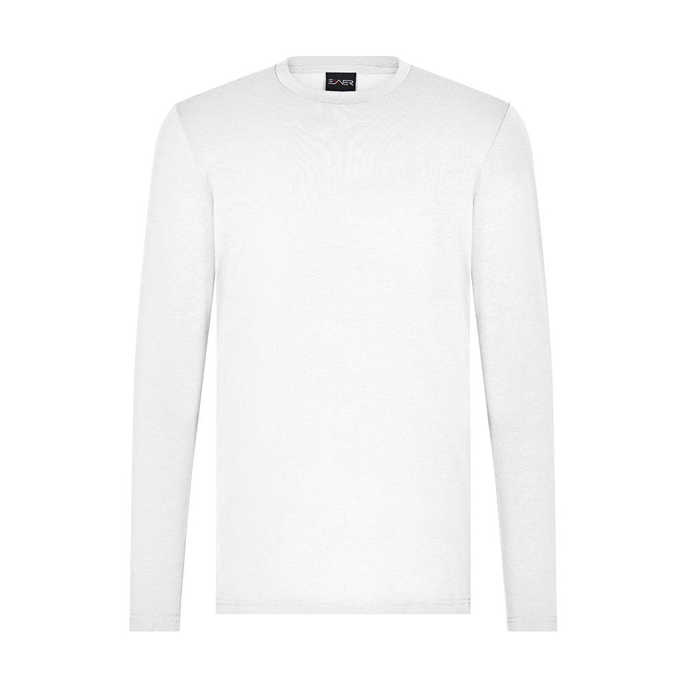 Komplettansicht,langarmfunktionsshirt,Temperaturregulierend,Atmungsaktiv,Rundhalsausschnitt.