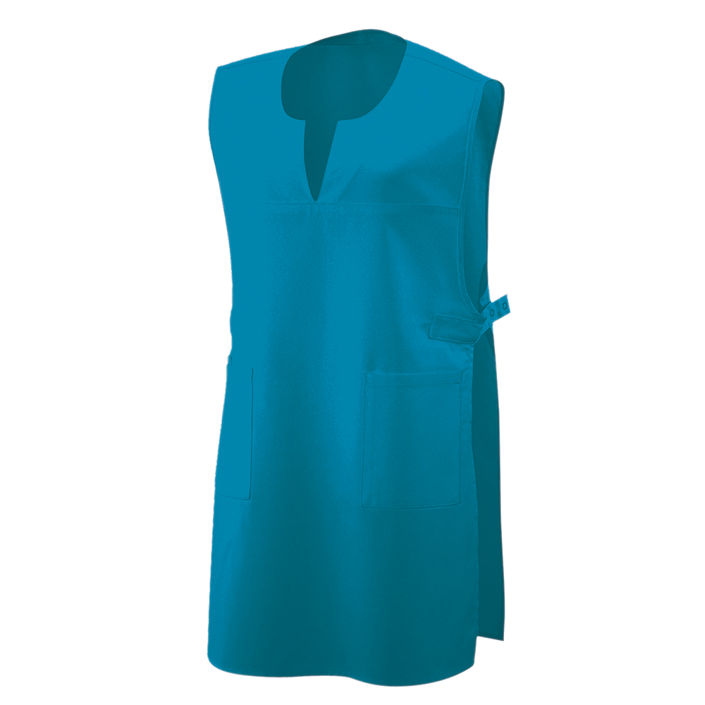 Seitliche Laschen mit Druckknöpfen, Zwei aufgesetzte Seitentaschen 1 Tasche mit Stifttasche.