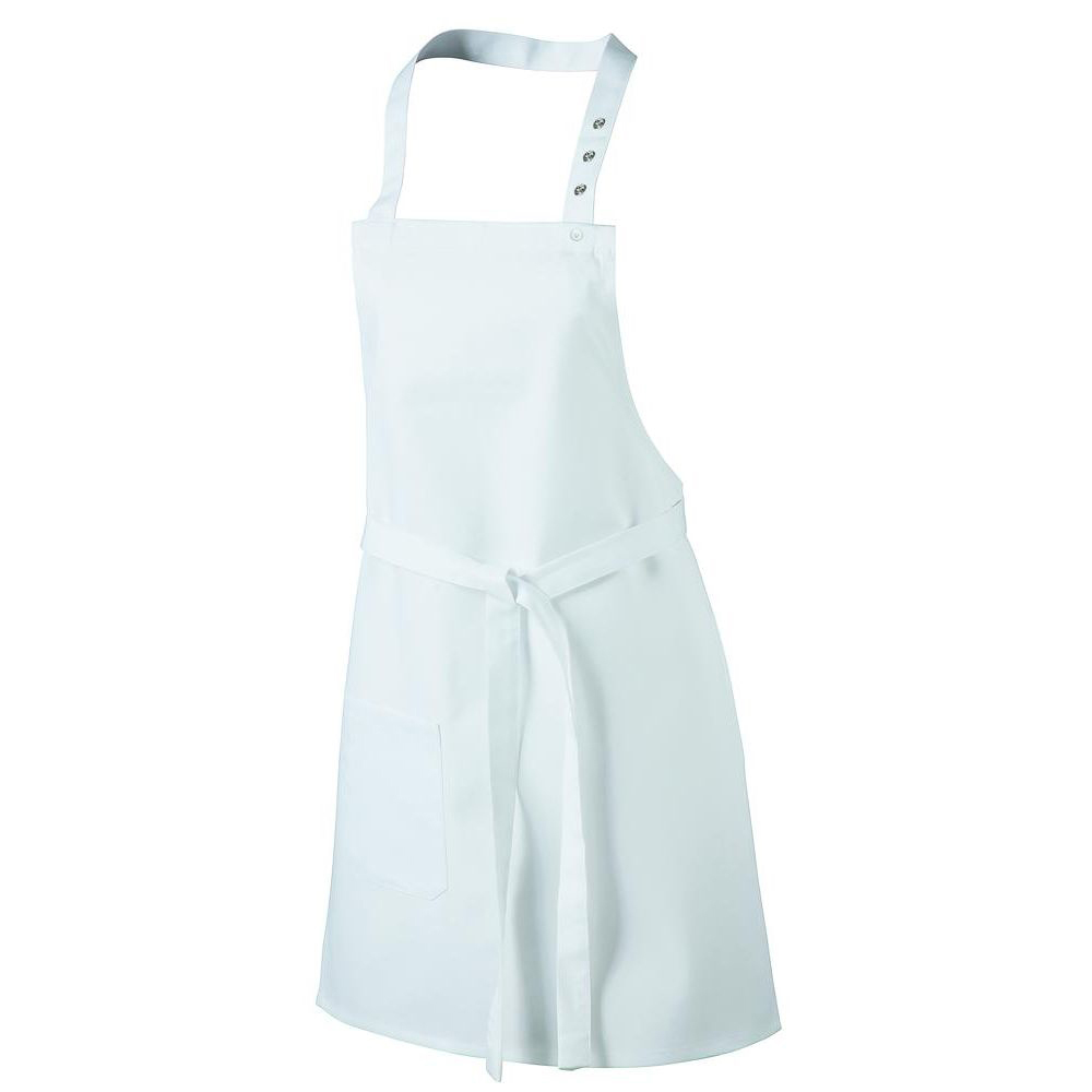 StoffbänderVerstellbares Nackenband mit 5 Druckknöpfenmit 1 Tasche rechts.