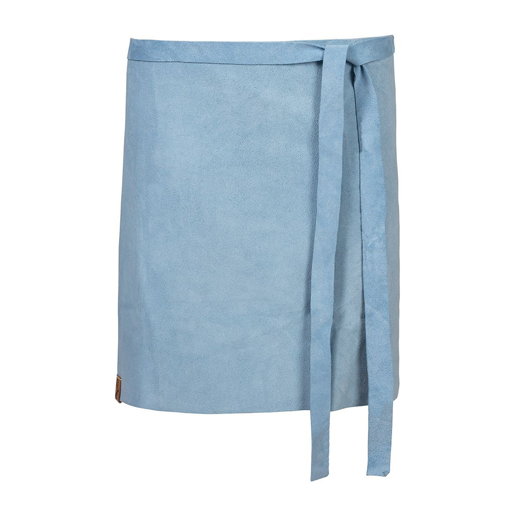 Bindegürtel mit verstellbarer Gürtelschnalle, Exner-Label am Saum.